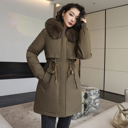 Women Style Waist Down Coat