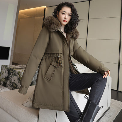 Women Style Waist Down Coat