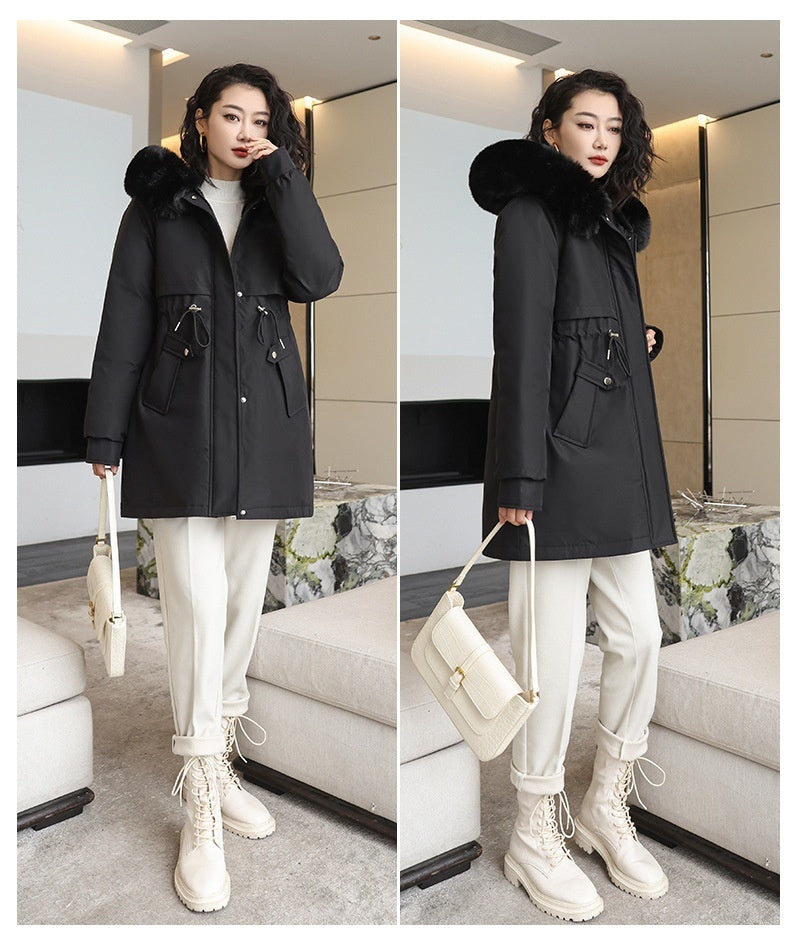 Women Style Waist Down Coat