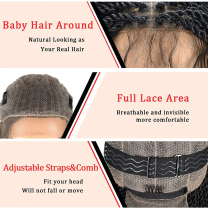 Full Lace Frontal Wigs Twist Braided Wigs