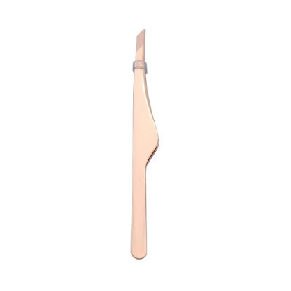 steel Slanted Head Beauty Tools Fine Hairs Precision Eyebrow Tweezer Eyelash Tweezers Eye Brow Clips Lash Hairs Puller