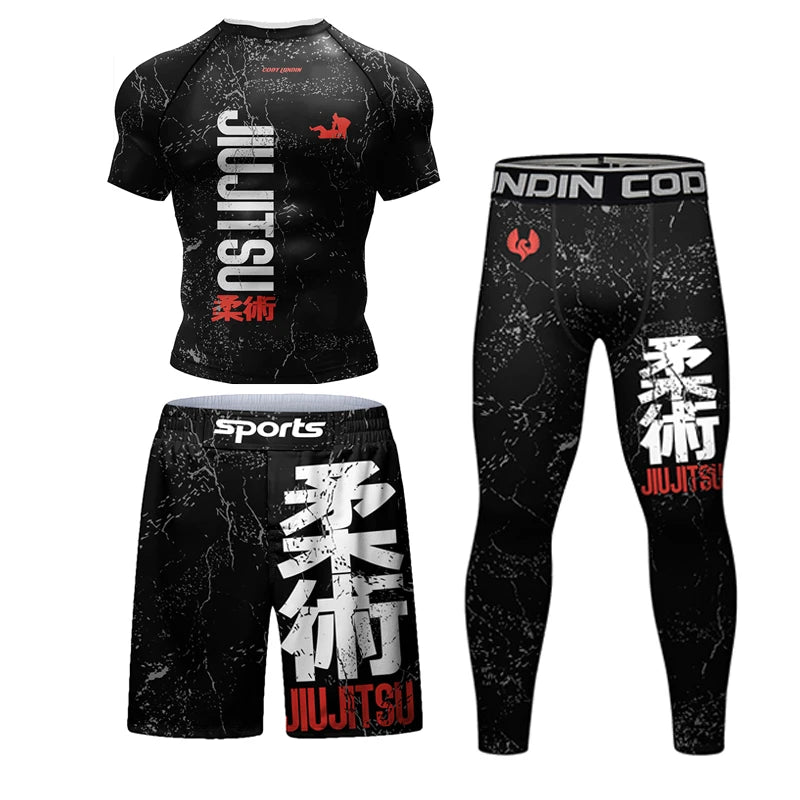 New Jiu Jitsu Rashguard MMA set