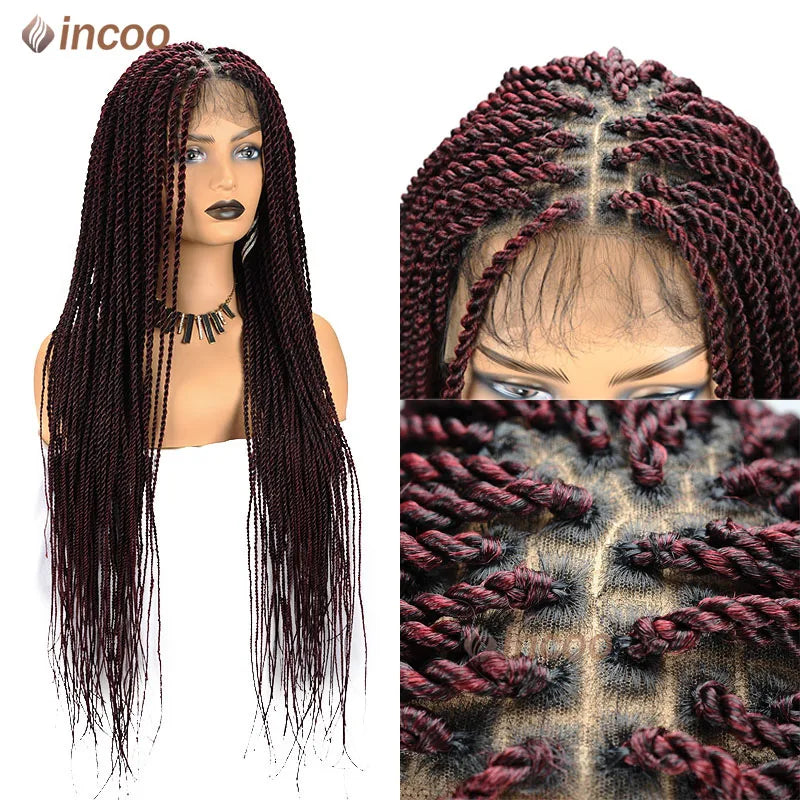 Full Lace Frontal Wigs Twist Braided Wigs