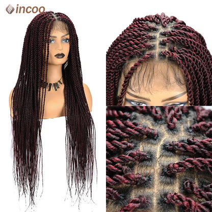 Full Lace Frontal Wigs Twist Braided Wigs