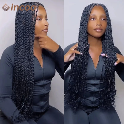 Full Lace Frontal Wigs Twist Braided Wigs