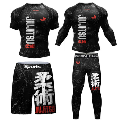 New Jiu Jitsu Rashguard MMA set