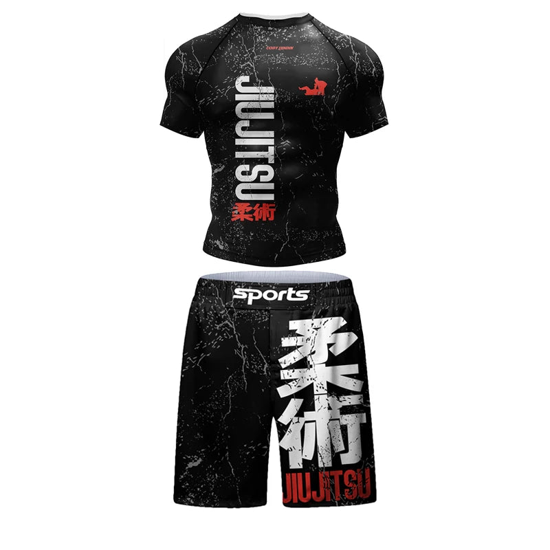 New Jiu Jitsu Rashguard MMA set