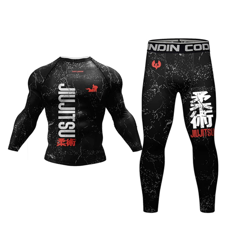 New Jiu Jitsu Rashguard MMA set