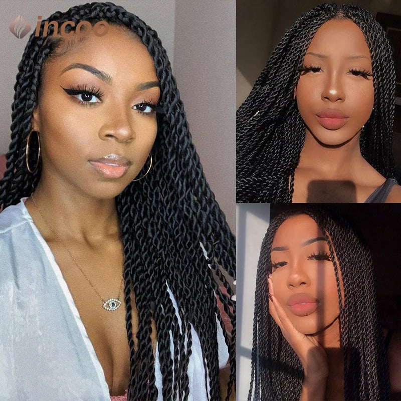 Full Lace Frontal Wigs Twist Braided Wigs