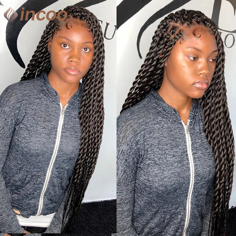 Full Lace Frontal Wigs Twist Braided Wigs