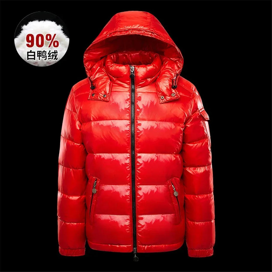 Warm Down Jacket Men Winter Waterproof Puffer Jackets Coat