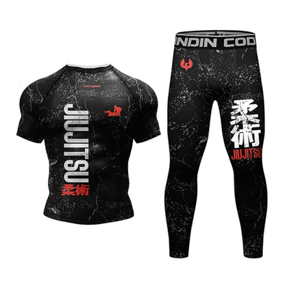 New Jiu Jitsu Rashguard MMA set