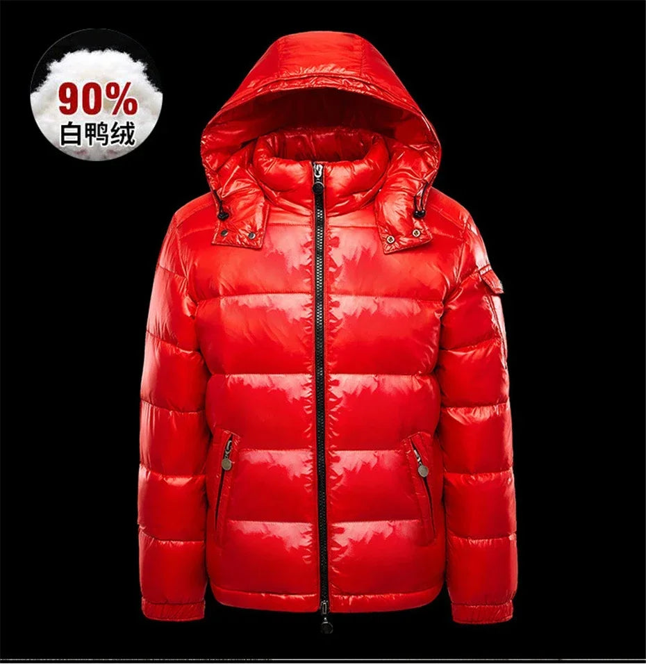 Warm Down Jacket Men Winter Waterproof Puffer Jackets Coat