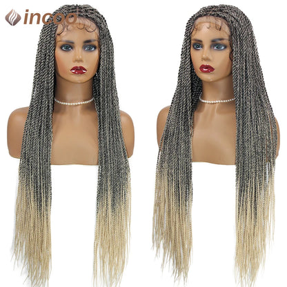 Full Lace Frontal Wigs Twist Braided Wigs